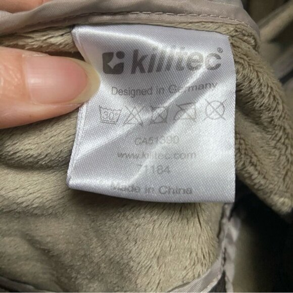 NWT Killtec hooded fleece lined water resistant jacket Sz 14 - Picture 14 of 16